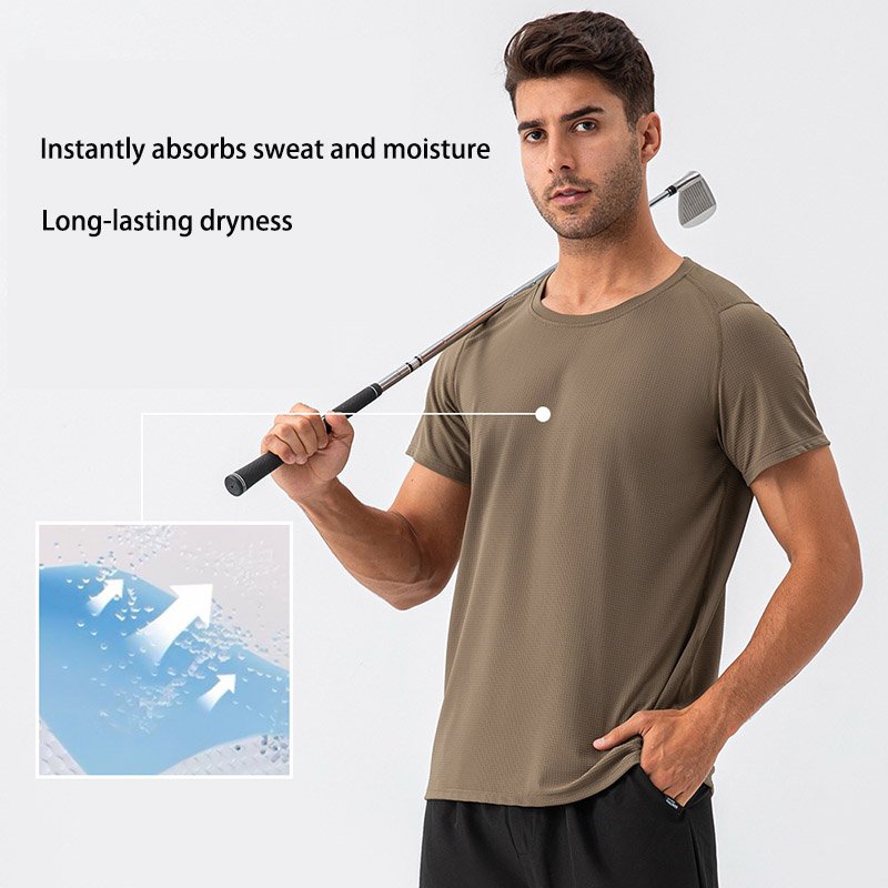 Wholesale Custom Plain Casual Roundneck Gym Sports Plus Size Men's T-Shirts