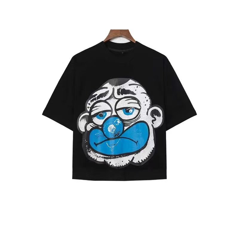 Custom Print Vintage Streetwear Plain 100% Cotton Oversized Men's T-shirt Graphic Print Men's T-shirt