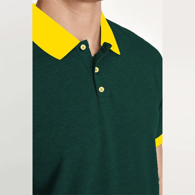 Polo Shirt Custom Logo 100% Cotton Knitted Fabric Button Up Shirt Collar T-Shirt Breathable Anti piling polo Shirts