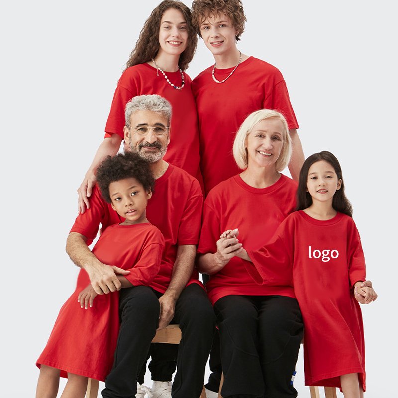 2022 new oversized 250g heavy cotton solid color blank round neck short-sleeved T-shirt custom logo printing mens tshirts