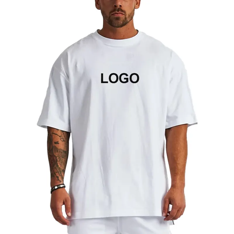 Factory Promotional Price Hip Hop Style Cotton Oversize Men'S T Shirt With Custom Printing Logo