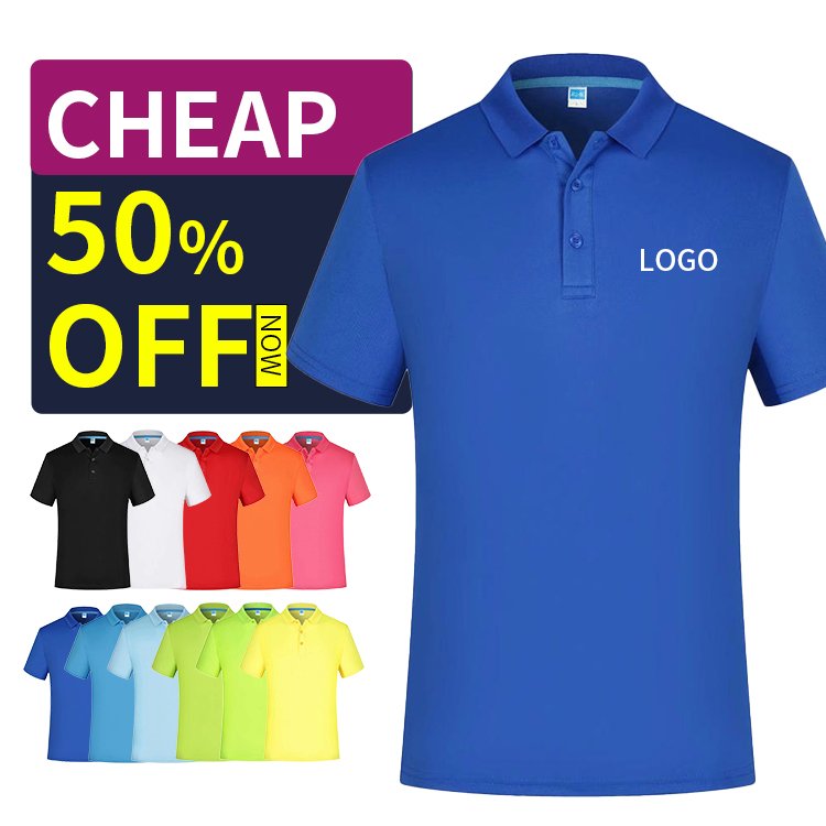 Sell well promotion cheap price quick dry fabric golf polo shirts for sport polyester men's polo t shirts