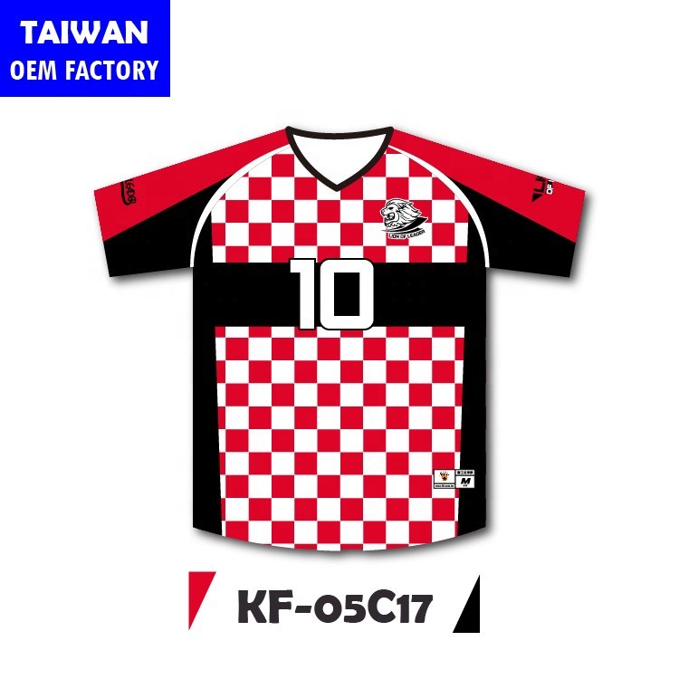 Latest custom design t-shirt with logo Unisex OEM Soccer Jersey men's soccer jersey