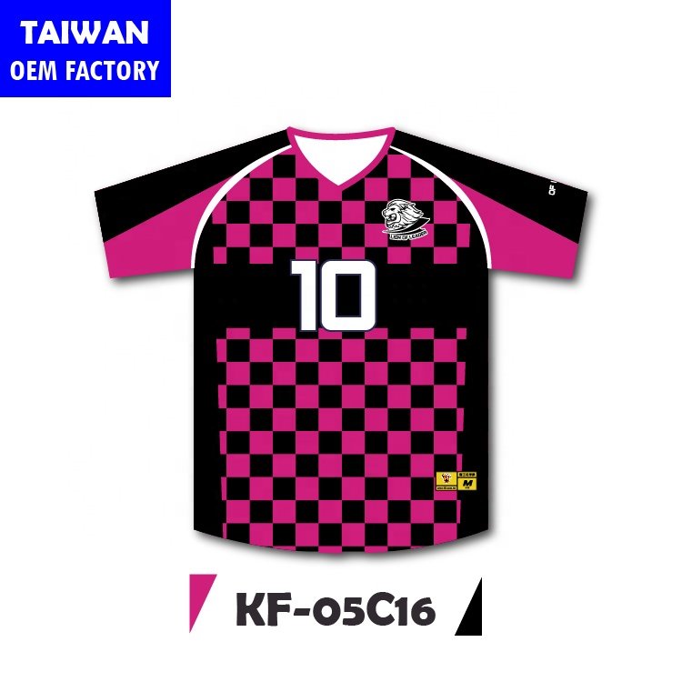 Latest custom design t-shirt with logo Unisex OEM Soccer Jersey men's soccer jersey