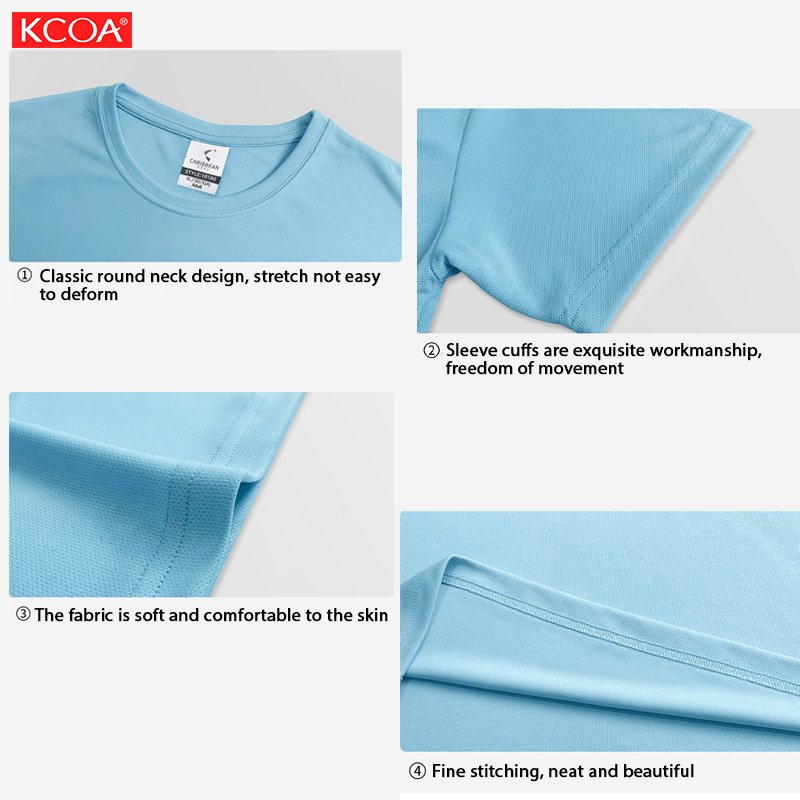 Custom Printing Logo Blank Men'S T-Shirts 100% Polyester Sport Tee Shirt Dry Fit Plain T Shirt