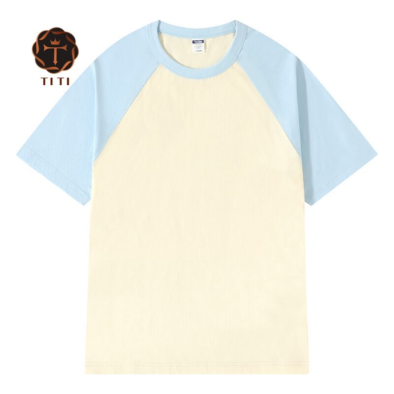 Top Quality Unisex Raglan Sleeves Tee Blank Oversized Custom Crew Neck Men's T Shirt