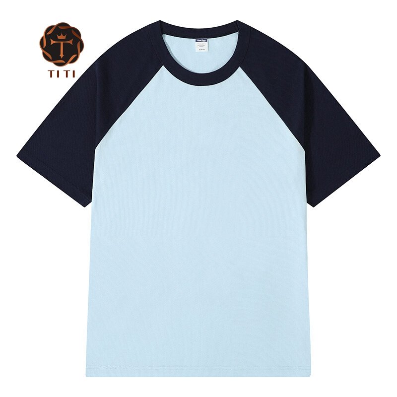 Top Quality Unisex Raglan Sleeves Tee Blank Oversized Custom Crew Neck Men's T Shirt