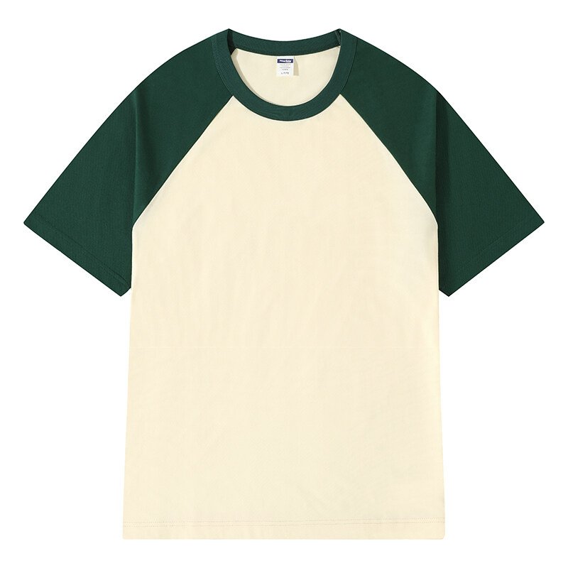 Top Quality Unisex Raglan Sleeves Tee Blank Oversized Custom Crew Neck Men's T Shirt