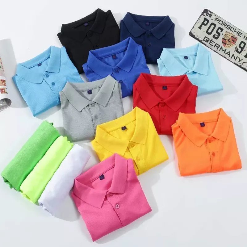 Unisex Clothing Manufacturers Custom Embroidery Logo Printed T-Shirt Plain Golf Polo Blank T Shirt Men'S Polo Shirts