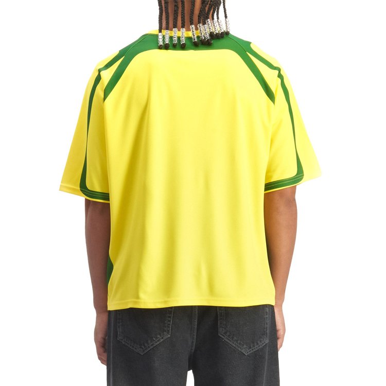 Hot Sale Wholesale Custom Logo 100% Polyester Football Jersey Sport T-shirt For Men