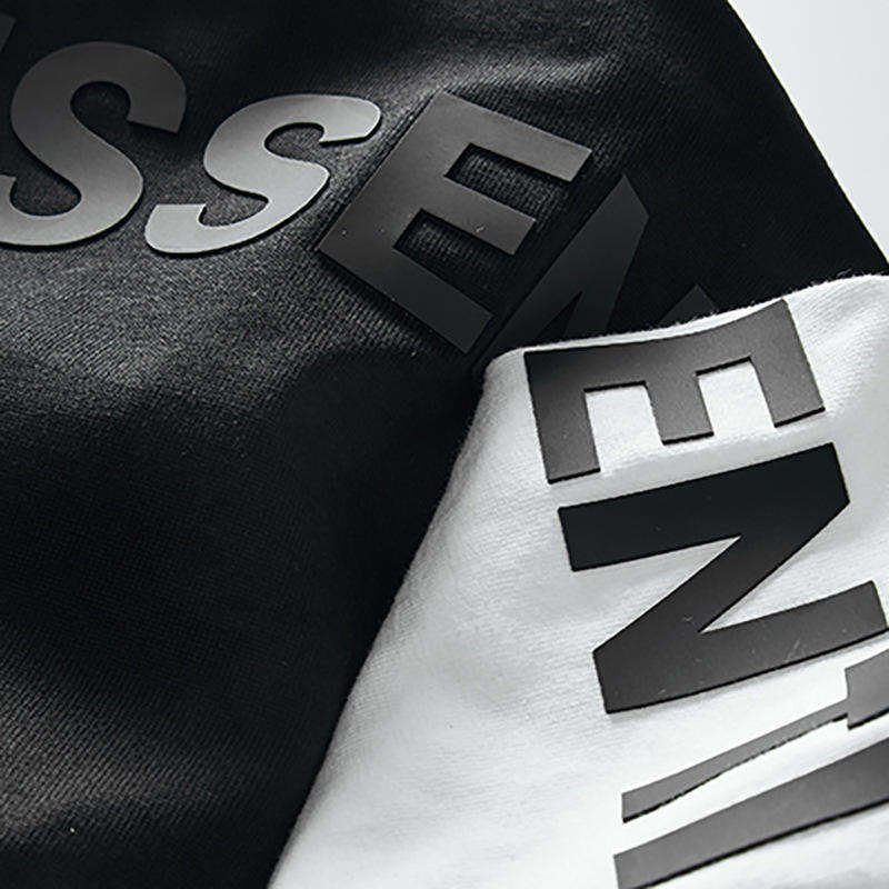 2024 Fashions Fear Plus Size 100% Cotton 220GSM Oversized Hip Hop T-shirts Luxury Slim-Fit Graphic Custom Men's T-Shirt