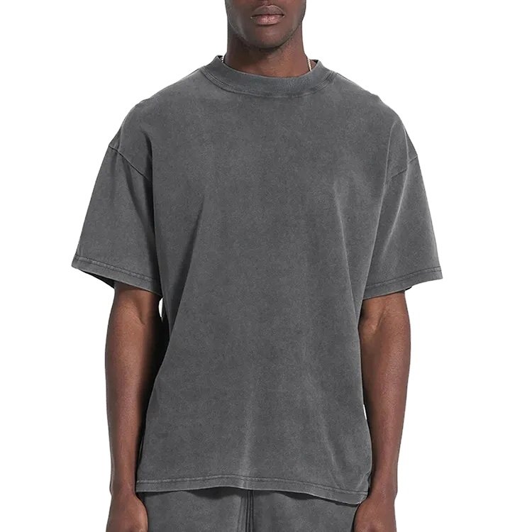 Custom Logo Design Blank Men'S 97 Cotton 3 Spandex T Shirts High Quality Oversized Casual Drop Shoulder T-Shirt For Men