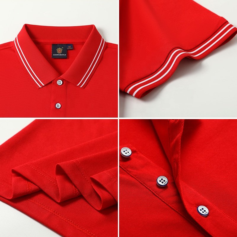 Cotton T-shirt Custom Men's Golf Polo Shirt Embroidery Print Logo Men's Polo T-shirt Custom Logo