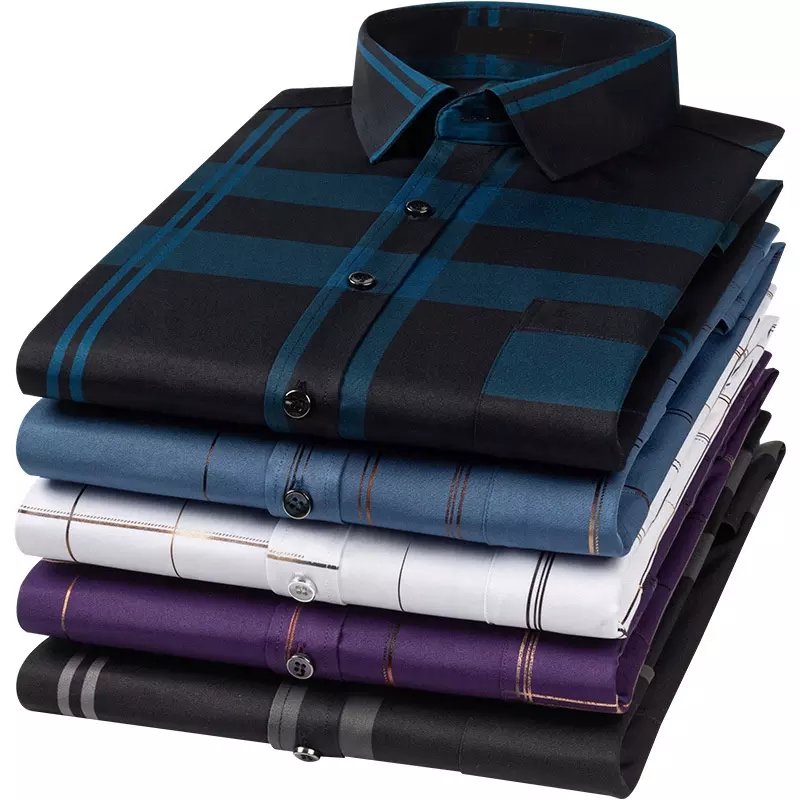 Hot Selling Design Stretch Anti-wrinkle Short Sleeve Shirt Casual Plus Size Men's T-shirts
