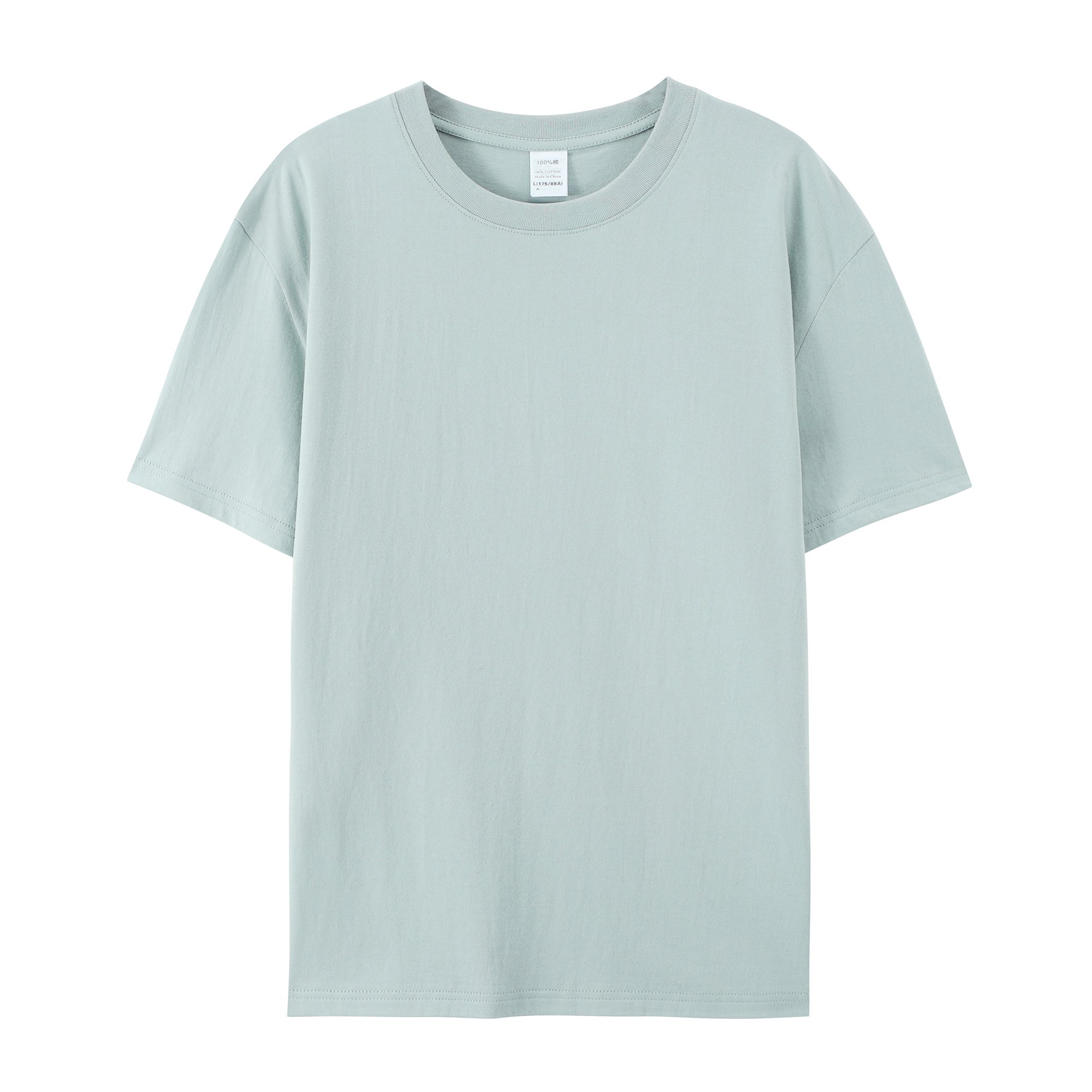 100% cotton premium quality with printed solid color can be customized print Men's T-shirt