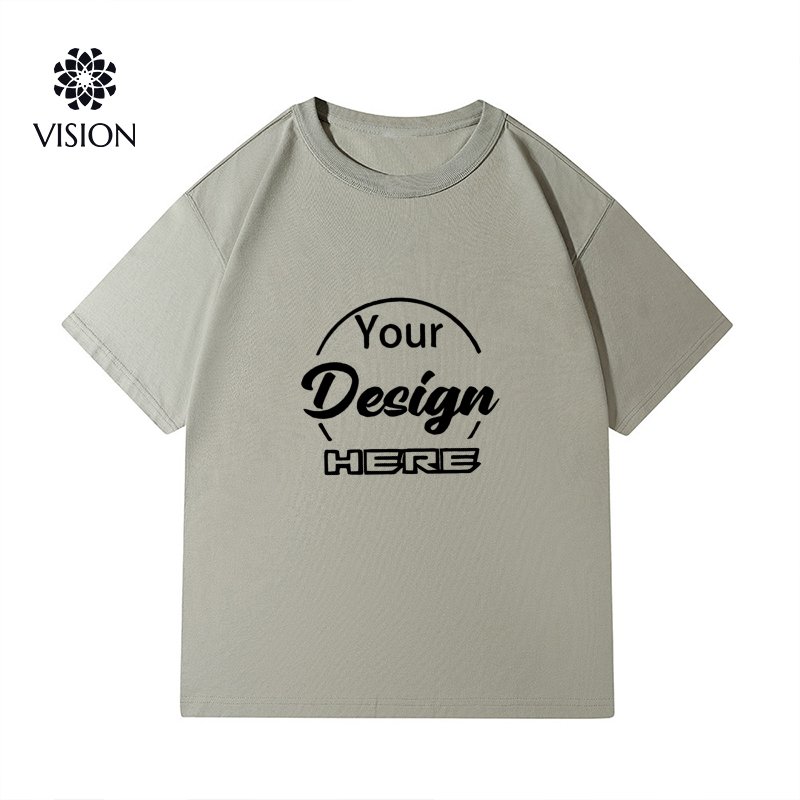 High Quality 100% Cotton Blank Men's T-shirts Heavyweight Oversized Tshirt Printing Custom T Shirt