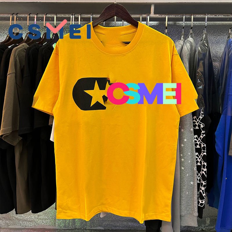 Stock X High Quality 1:1 Star T-Shirts Men's Clothing Streetwear Custom Hell Tee Shirts High Quality 100% Cotton T Shirt for Men