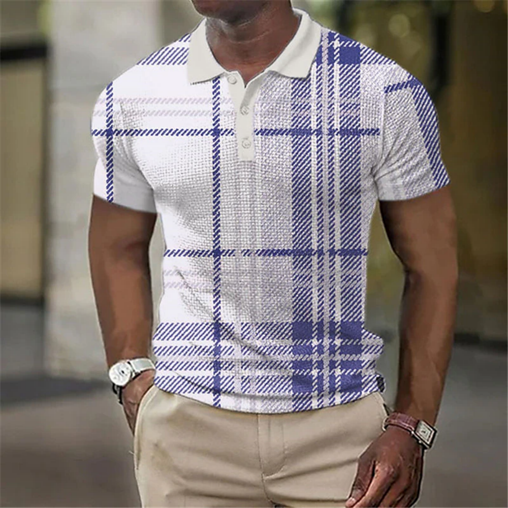 3D Shirt Men'S Hip Hop Polo Print Stitched Short Sleeve Summer New Leisure Street Man Polo Tops Custom Polo Shirt