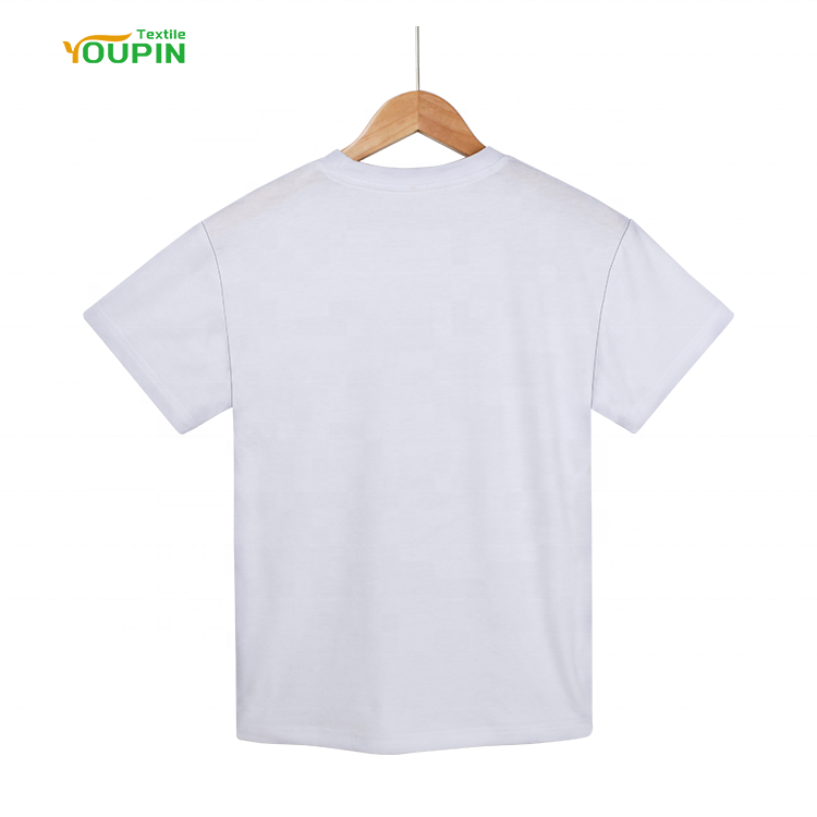 Factory Direct Sale White T-shirts Sublimation Blanks 100% Polyester Men's T-shirt for Heat Press Sublimation