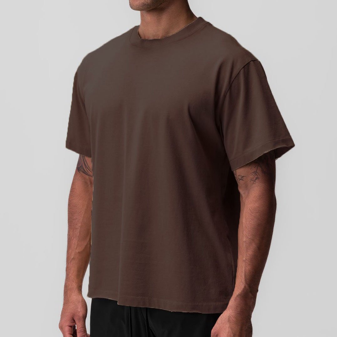 Wholesale 240 GSM Mens Blank gym T Shirts High Quality Casual Quick Dry Plus Size Men's T shirts