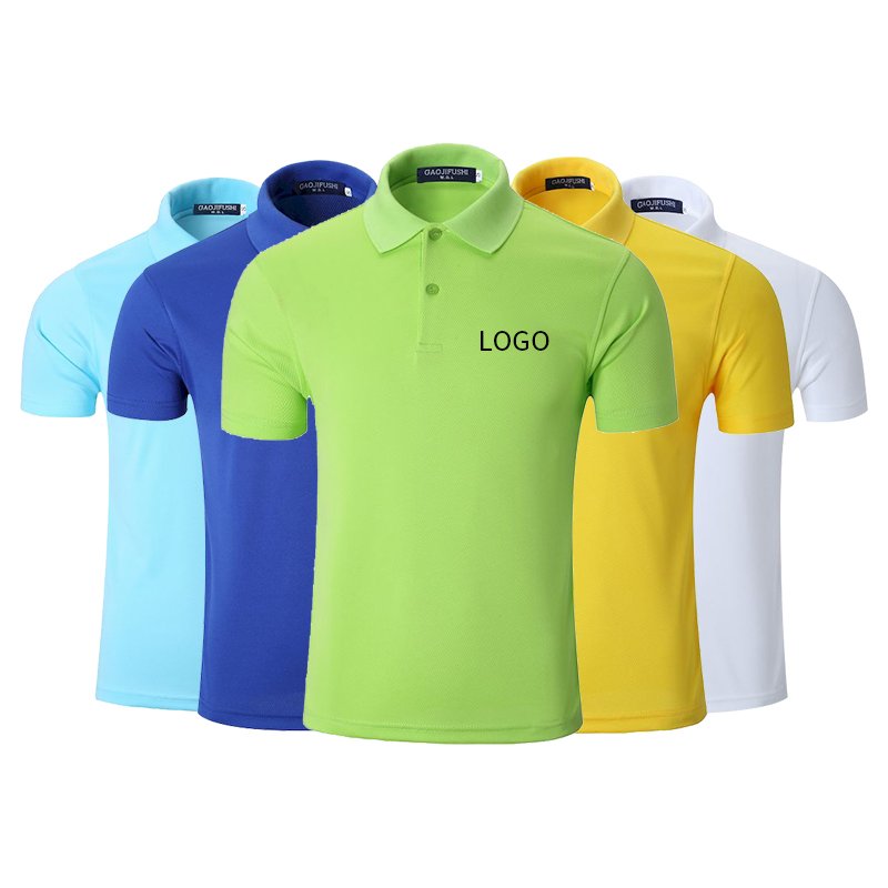 Original Logo Custom Polyester Solid Color Plain Blank Pique Camisa 100% T Shirt Cotton T-shirts Men's Polo Shirts