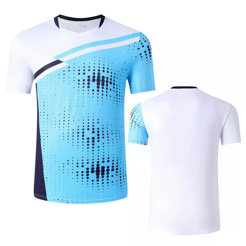 customize made your own design sports jersey tennis wear badminton shirts table tennis t shirt top men's clothing