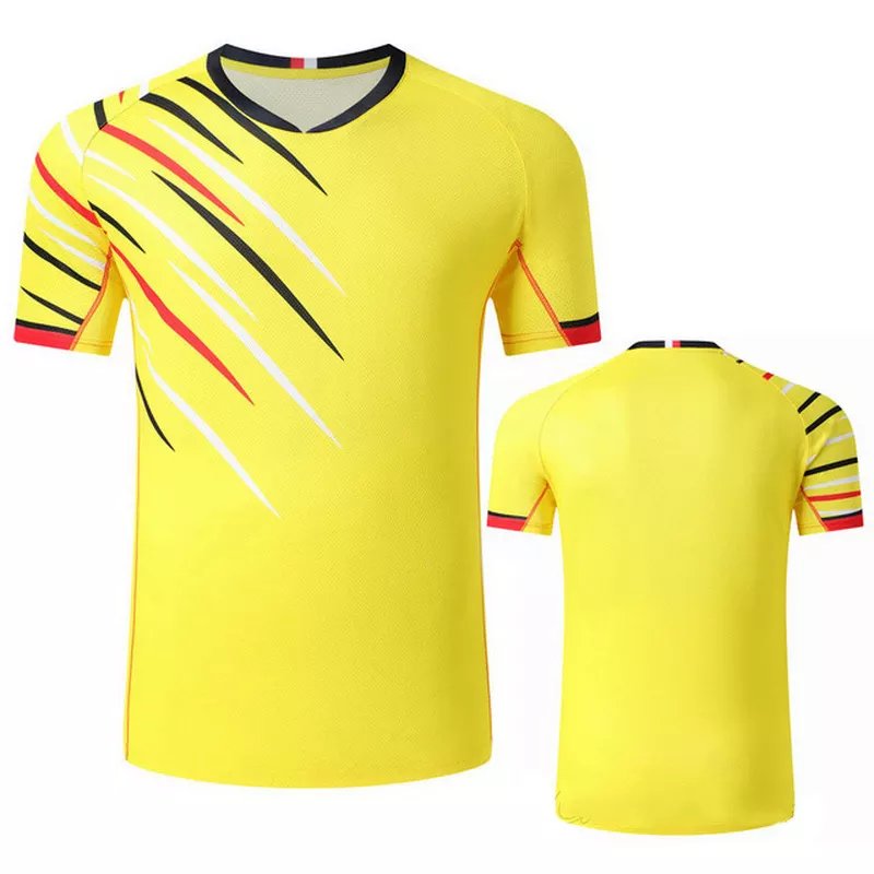 customize made your own design sports jersey tennis wear badminton shirts table tennis t shirt top men's clothing