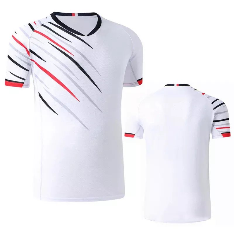customize made your own design sports jersey tennis wear badminton shirts table tennis t shirt top men's clothing