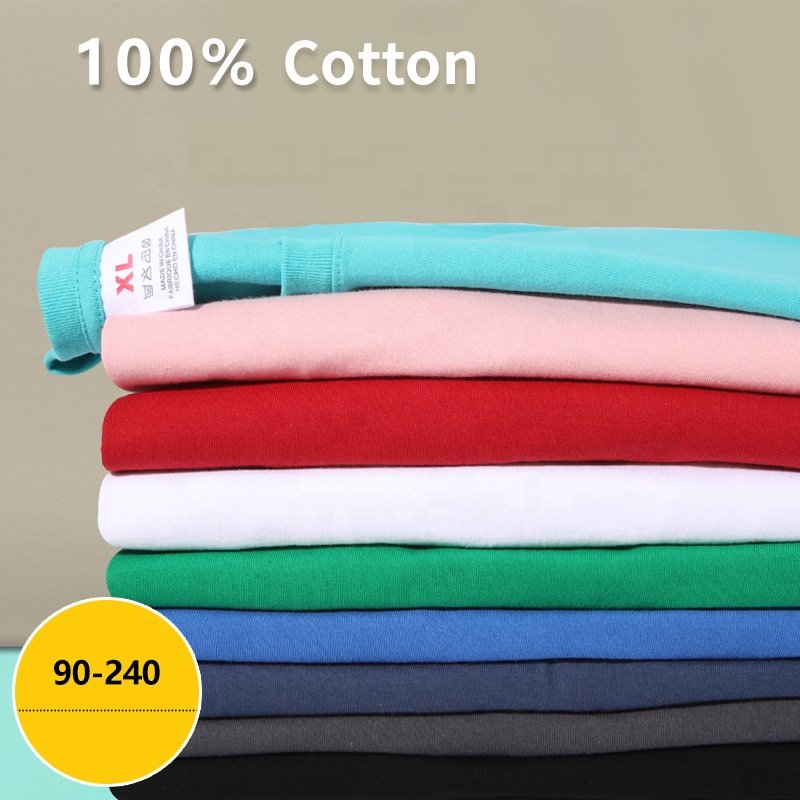 Men's Blank Cotton T shirt Oversized T-shirt Custom Quality Printing T Shirts Printing