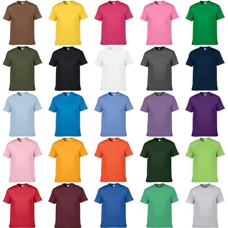 Cotton Blank T shirts Wholesale men clothes casual men's t shirt