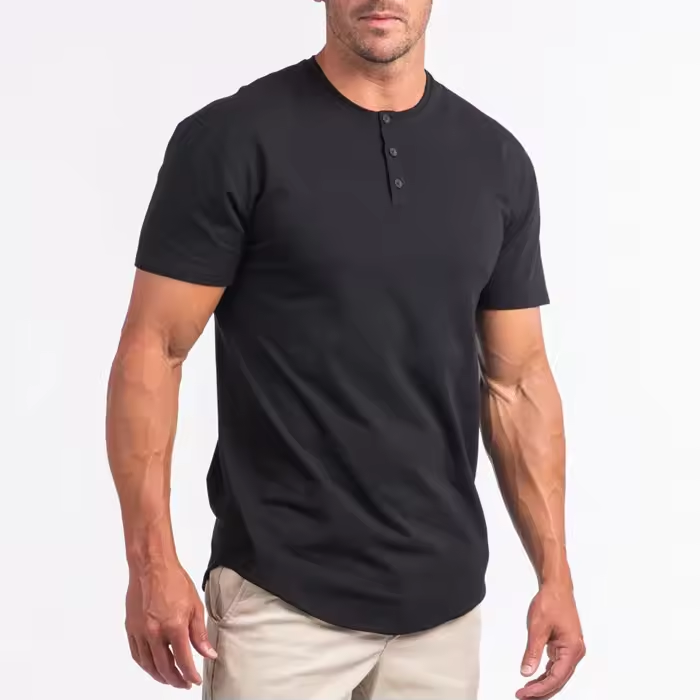 Light plate summer short sleeve fashion thin breathable T-shirt men's casual sports half sleeve tight fitness clothes