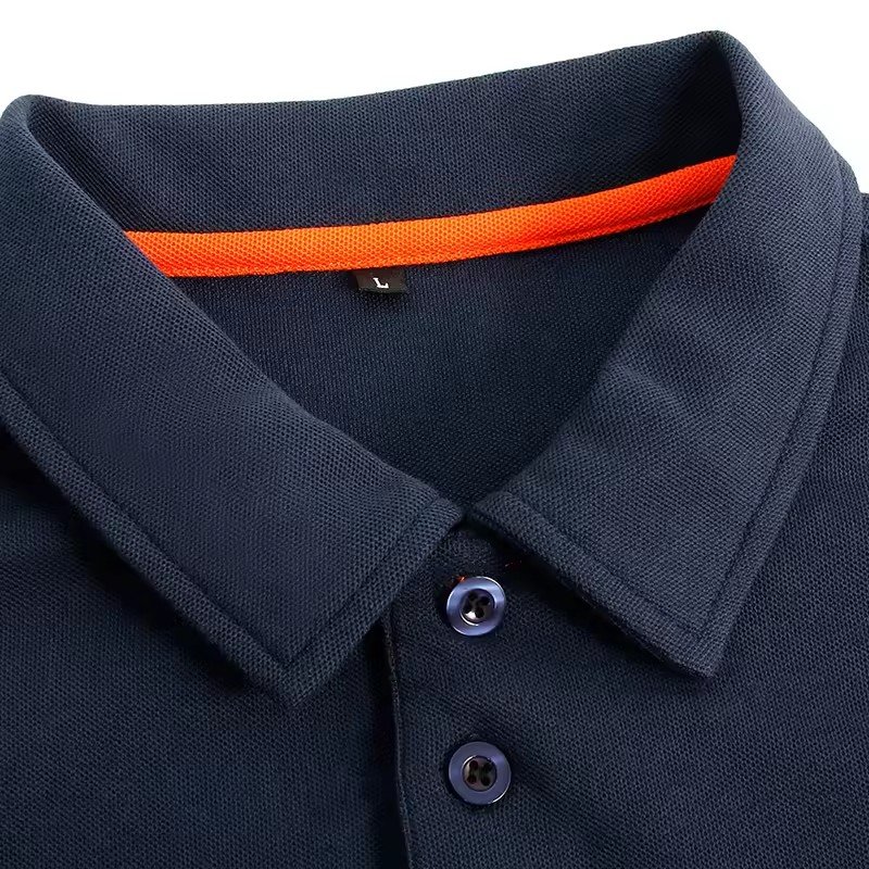 Quality blank collar polo shirt White unisex embroidered polo shirt for custom logo men's T-shirt