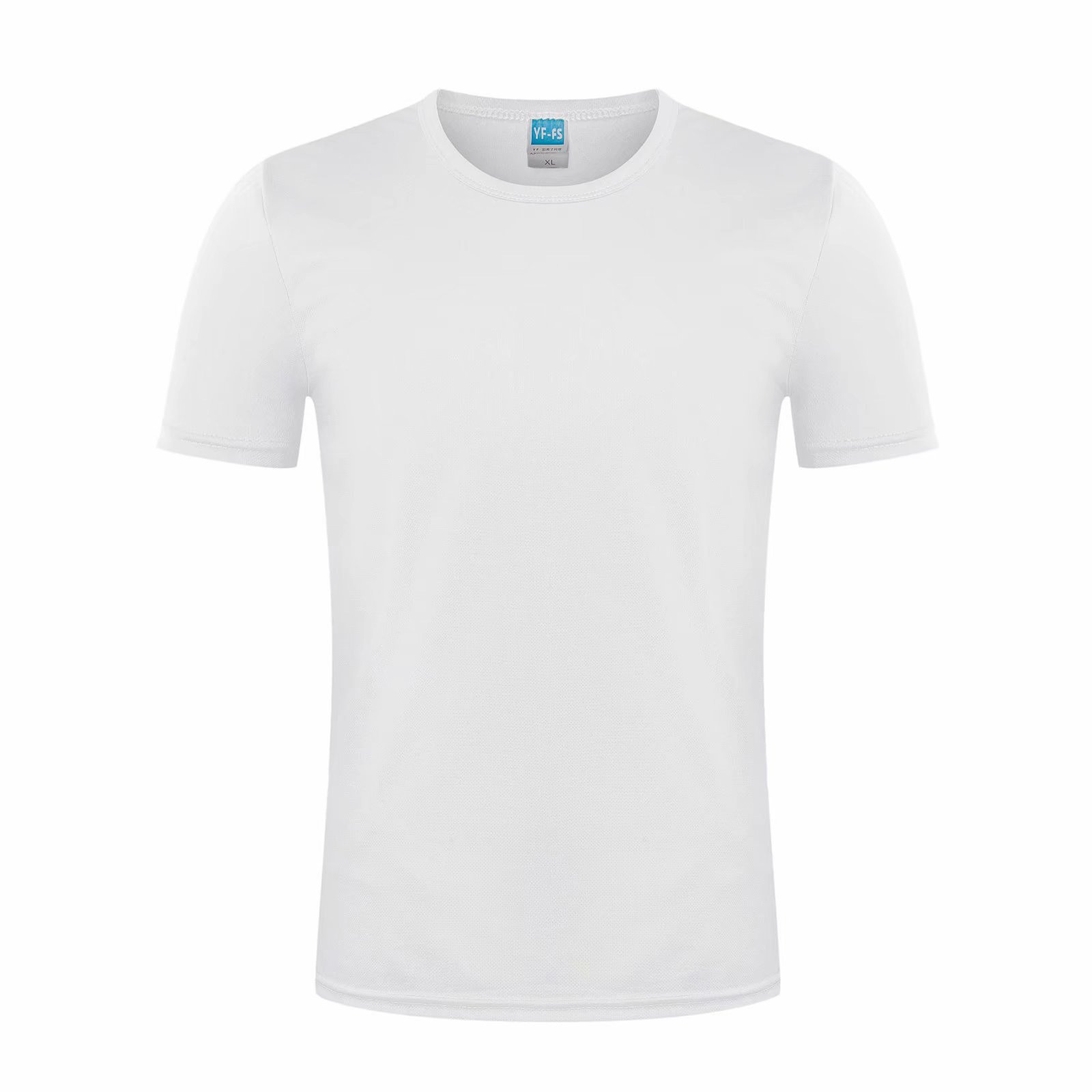 Plus Size Men's T-shirts 100% Polyester T Shirt Blank Sublimation Tee Shirts Wholesale White T Shirt Custom Print Tshirt For Men
