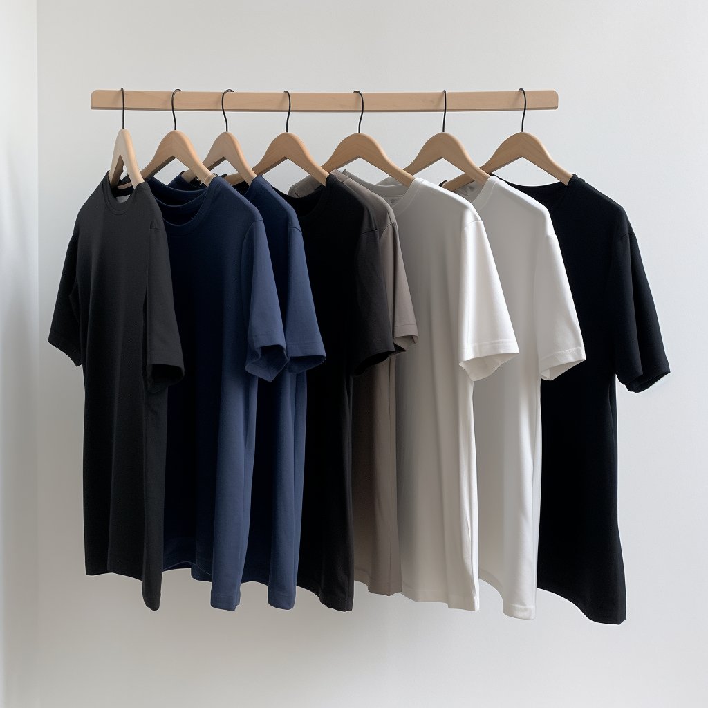 High Quality Custom 250 Grams 100% Cotton Unisex Blank Black White V Neck T Shirts Plain Men's T-Shirts