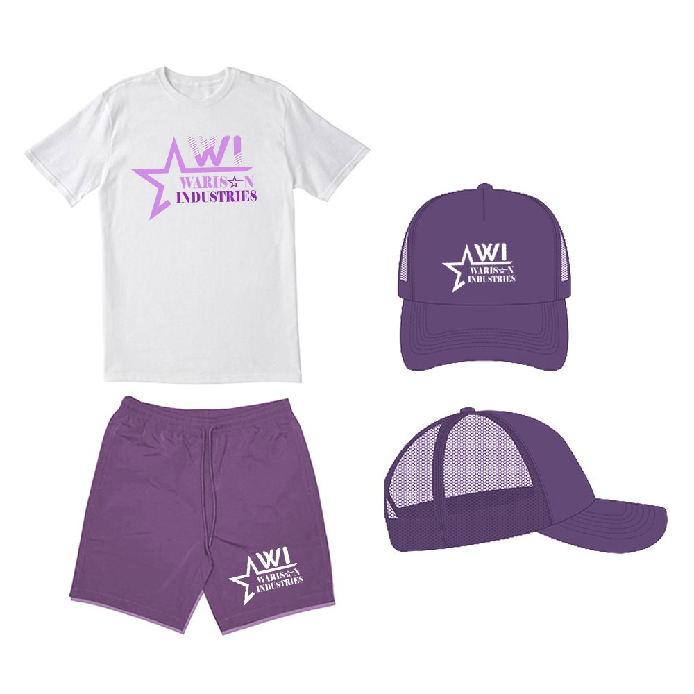 100% Organic Cotton Men's T-Shirt and Shorts Set Sustainable Men T Shirt and Shorts Eco Friendly Shorts Sets for Men Summer Sets