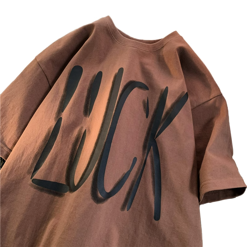 Wholesale Custom Logo 3D Puff Print Plain Graphic Oversized t Shirt Foam Screen Printing Men's t-Shirts