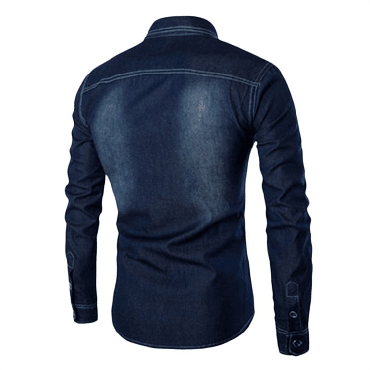 Spring and fall new high quality street wear denim jacket Cotton casual slim jacket men's jacket is popular