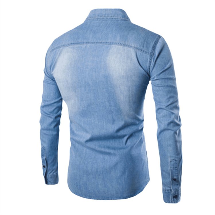 Spring and fall new high quality street wear denim jacket Cotton casual slim jacket men's jacket is popular