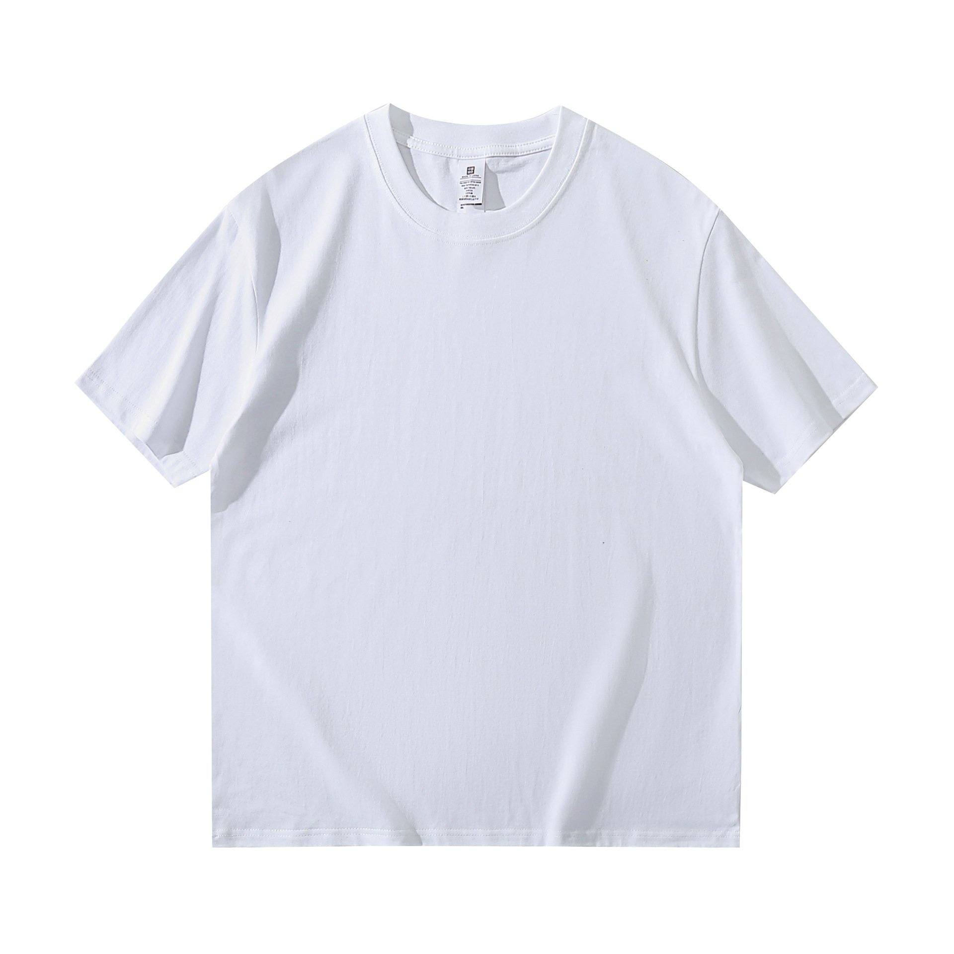 High Quality heavy 100% Cotton Blank Men's T-shirt Custom Logo plus size T-shirt Screen printed T-shirts