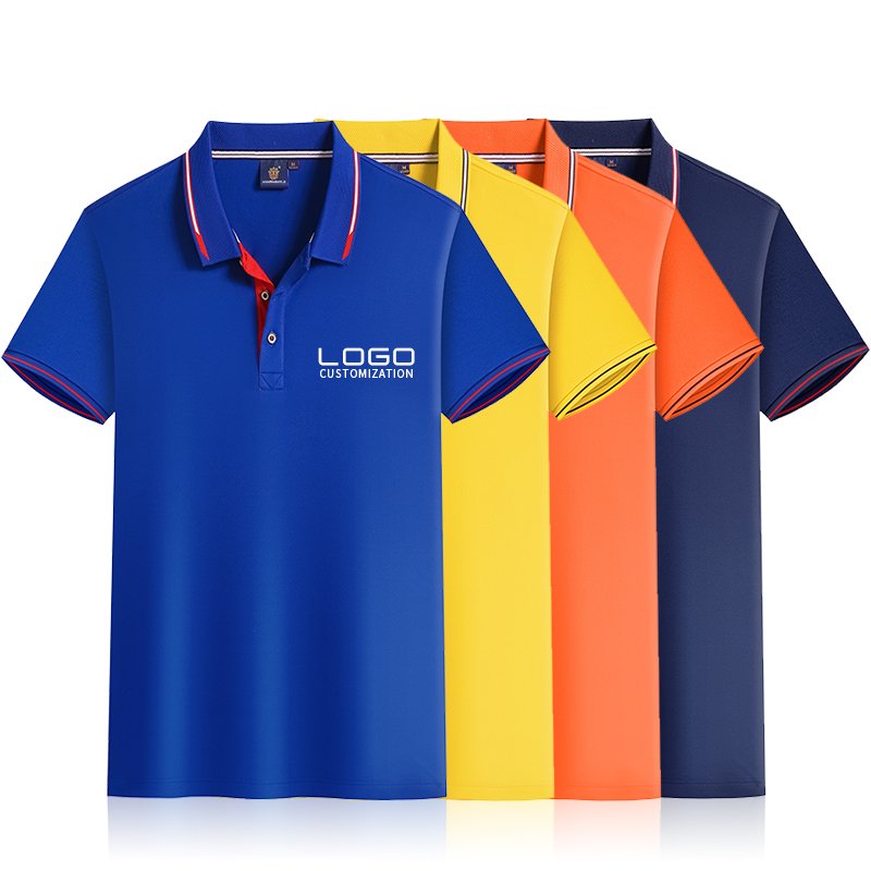 New Fashion men's t-shirts polo custom logo printing polo shirts custom logo