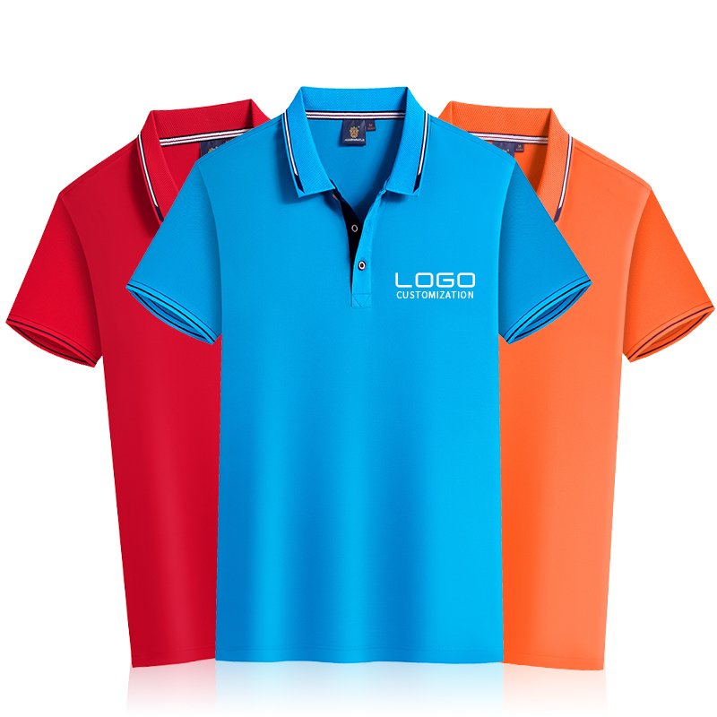 New Fashion men's t-shirts polo custom logo printing polo shirts custom logo