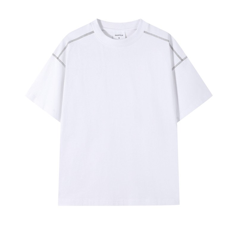 100% Cotton Men's T-Shirts Custom New Design Men's Breathable T-Shirts Custom Solid Color Casual Men's T-Shirts