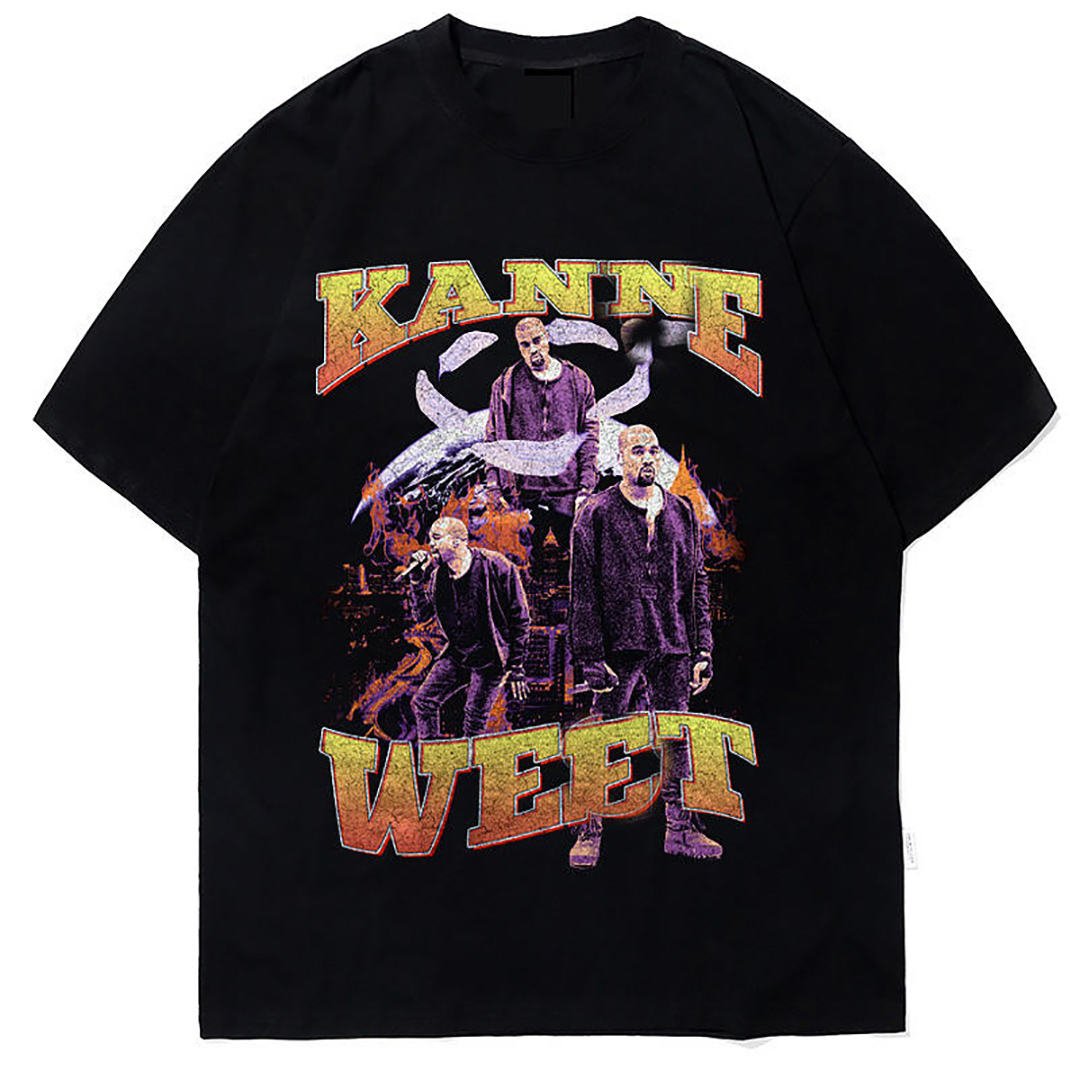 New Trendy Cotton Men's T-shirts Oversized Screen Print Drop Shoulder Design T-shirt Custom Quality Printing T-shirts For Men