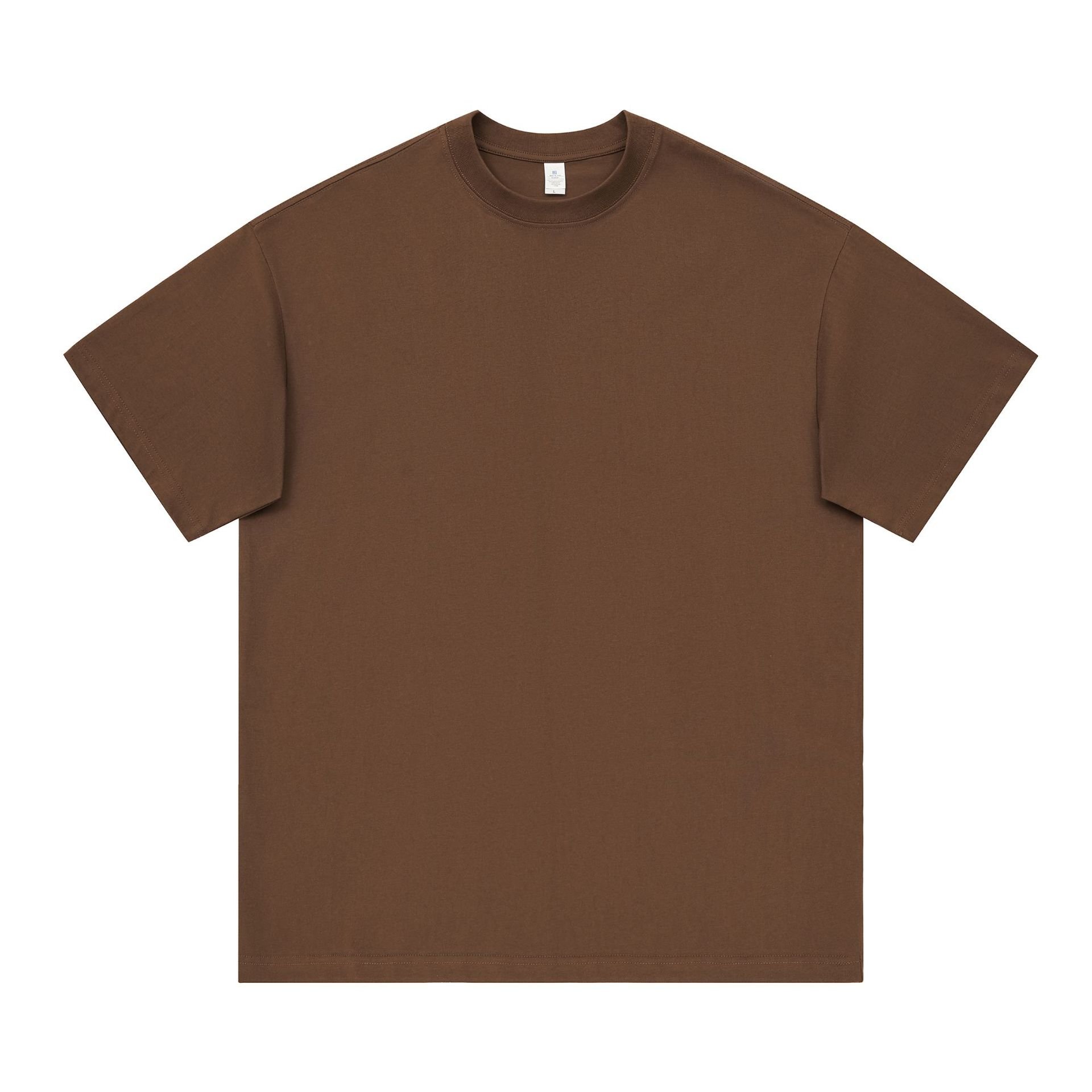 260 Gsm Luxury Heavyweight T Shirt Custom 100% Cotton t-shirt Printing Logo Oversized Blank Men'S T Shirt