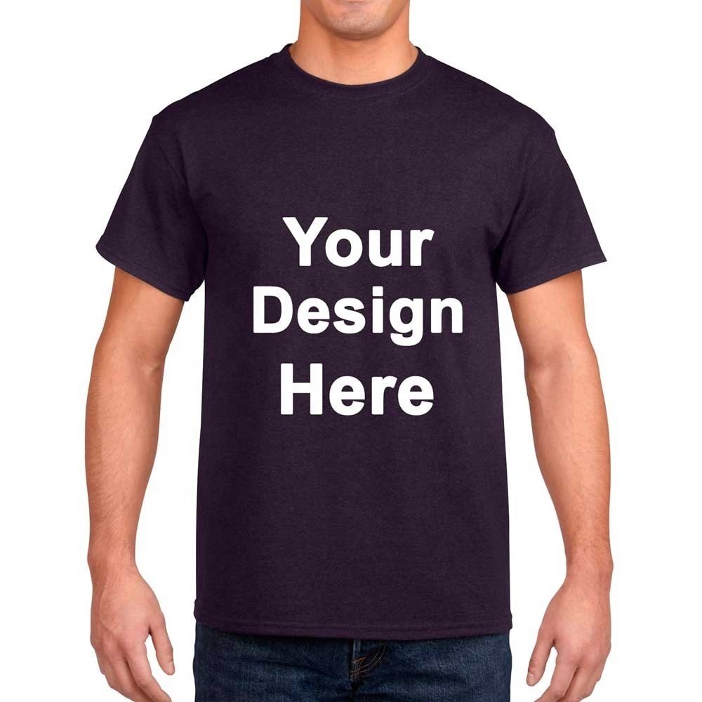 Wholesale Promotion Campaign T-Shirt Custom Design Unisex Short Sleeve Poly Cotton Solid Compression Opt White High Summer
