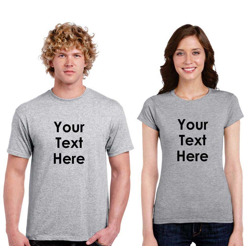 Wholesale Promotion Campaign T-Shirt Custom Design Unisex Short Sleeve Poly Cotton Solid Compression Opt White High Summer