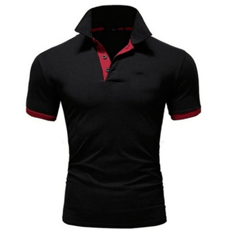 polyester cotton tshirts plain mens polo tshirts with logo custom logo printed men's polo shirt plus size men's t-shirts