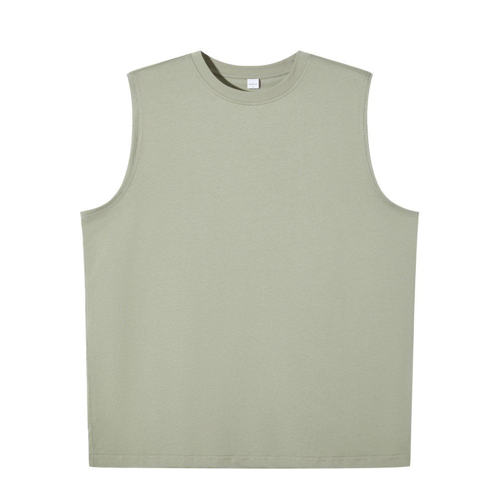 BY240T Wholesale OEM Custom Logo Printing Summer Sleeveless Men's T shirts Tank Tops Plain Vests