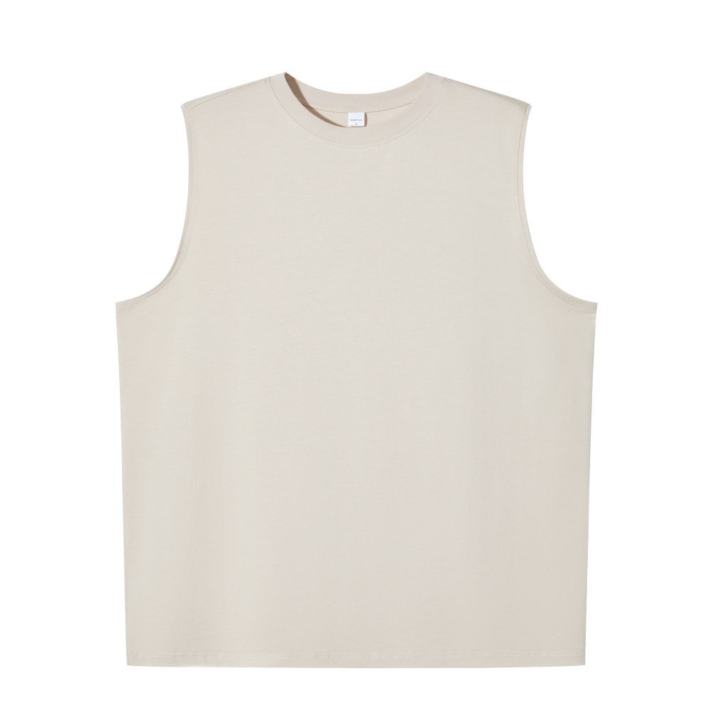 BY240T Wholesale OEM Custom Logo Printing Summer Sleeveless Men's T shirts Tank Tops Plain Vests