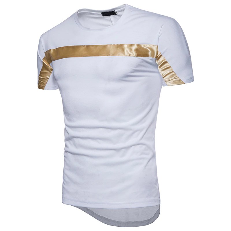 Oem Wholesale New Design High Quality Casual Wear Solid Color T Shirt White Cotton Custom Printing Logo Men T Shirt Casual Quant